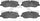 5000 Advanced Brake Pads - Low Metallic 1551-1098-00-Front Set for 2005-2009 Land Rover LR3, 2006-2009 Land Rover Range Rover, 2006-2009 Land Rover Range Rover Sport