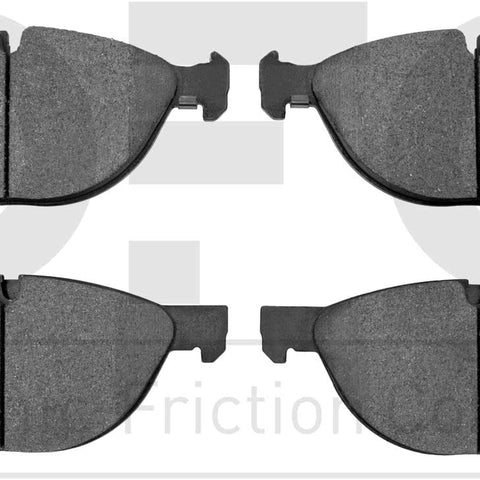 5000 Euro Ceramic Brake Pads 1600-1381-00-Front Set for 2008-2019 BMW X6, 2011-2018 BMW X5