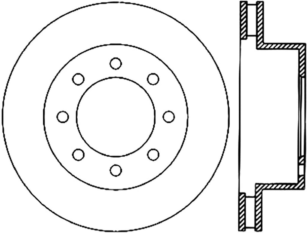 Centric Parts 121.67061 C-Tek Standard Brake Rotor
