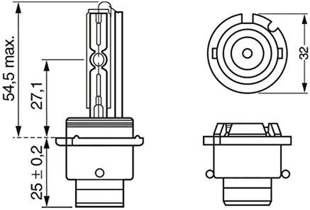 Bosch 1987302904 Discharge Lamp