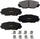 Brakes GYD1211 Semi Metallic Front Brake Pads Automotive Vehicle Replacement Part for Pontiac Vibe, Scion Im, Tc, Toyota Corolla & More