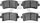 5000 Advanced Brake Pads - Ceramic 1551-1430-00-Rear Set