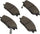 Centric Parts 102.04400 C-Tek Standard Metallic Brake Pad