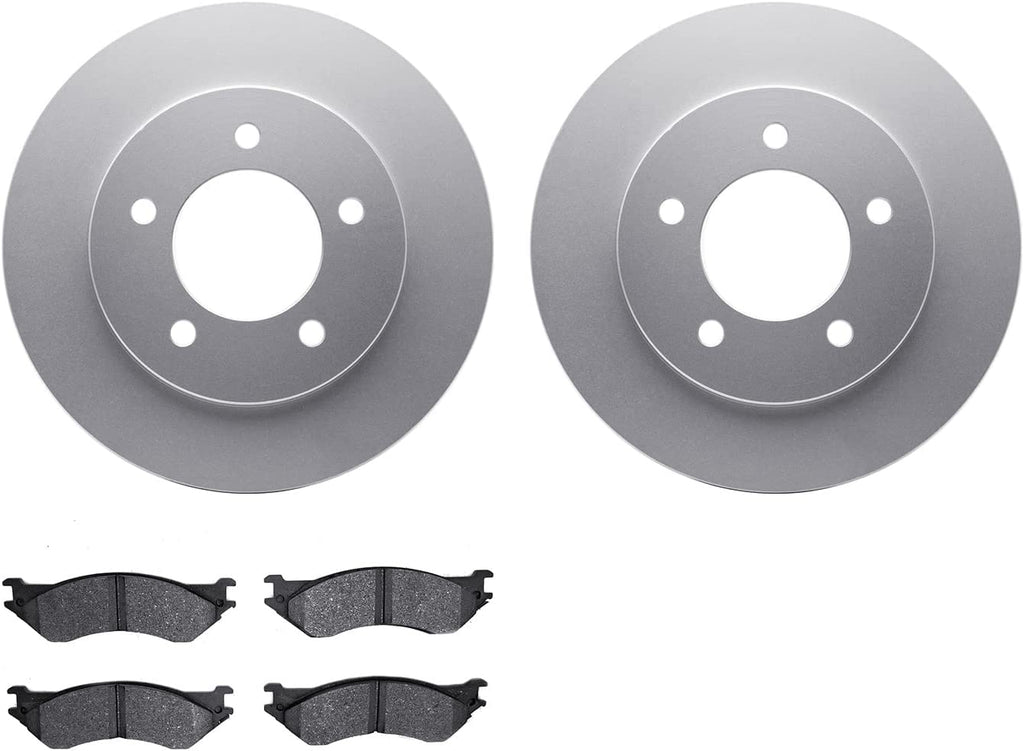 Front Geospec Brake Rotors with Ultimate Duty Performance Brake Pads 4402-54038
