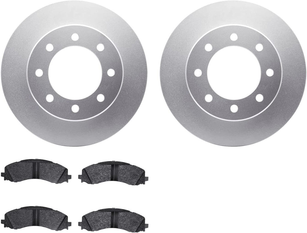 Front Geospec Brake Rotors with 5000 Advanced Brake Pads 4502-40149