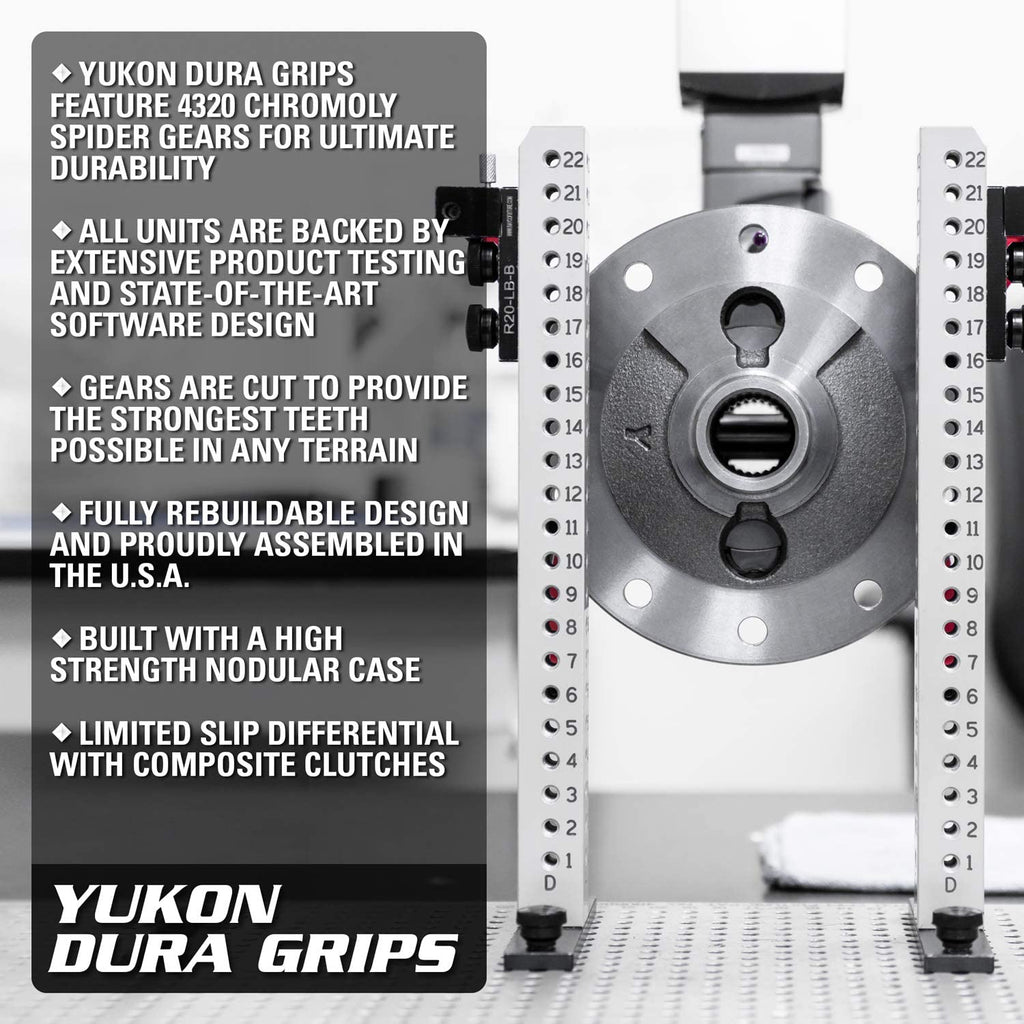 Yukon Gear YDGD80-3-35 Dura Grip Limited Slip for Dana 80, 35 Spline with 3.73 and down Ratio