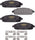 Front Brake Pads for 2006-10 Jeep Commander 05-07 Grand Cherokee Goodyear D1080