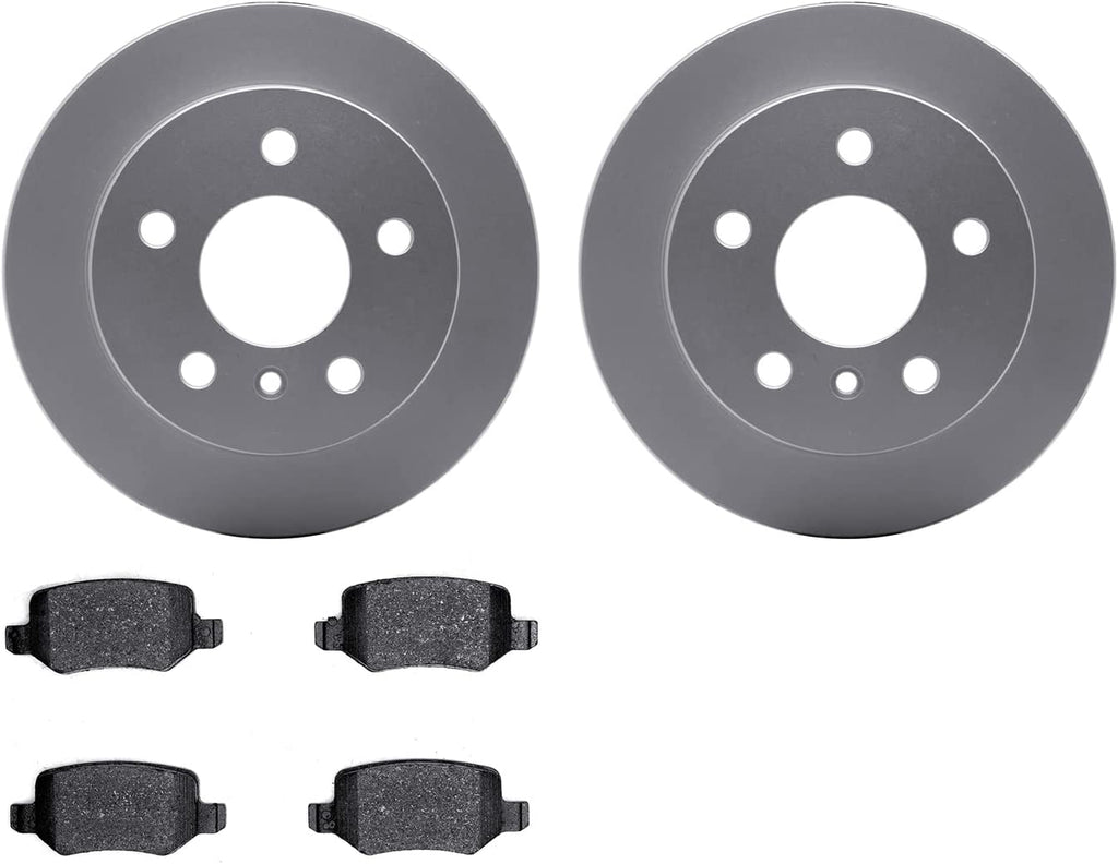 Rear Geospec Brake Rotors with 5000 Advanced Brake Pads 4502-63175