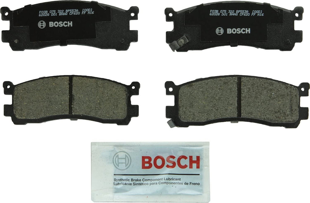 BP553A Quietcast Premium Semi-Metallic Disc Brake Pad Set - Compatible with Select Mazda 929, Millenia, MPV; REAR
