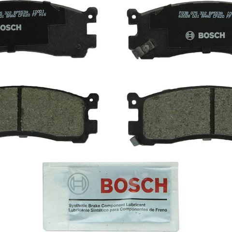 BP553A Quietcast Premium Semi-Metallic Disc Brake Pad Set - Compatible with Select Mazda 929, Millenia, MPV; REAR
