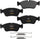 Premium Semi Metallic Front Brake Pads for BMW Models  GYD558