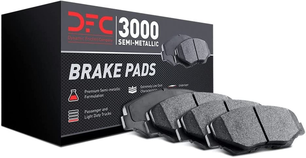 3000 Semi-Metallic Brake Pads 1311-1107-00-Front Set