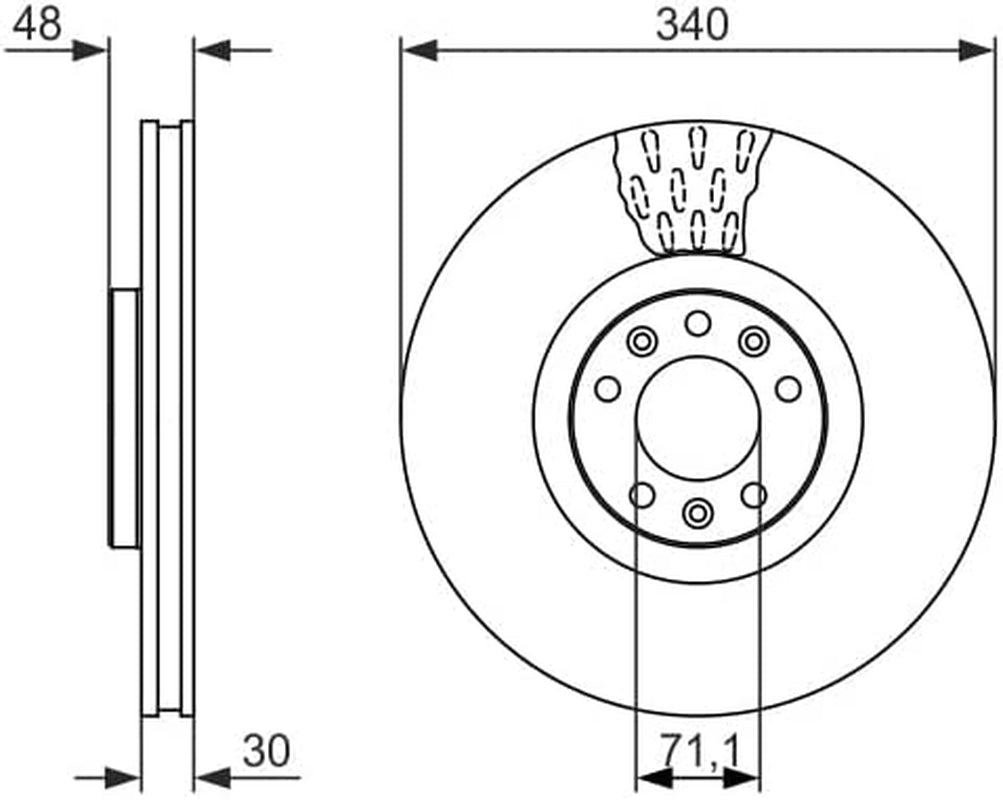 0 986 479 092 Brake Disc