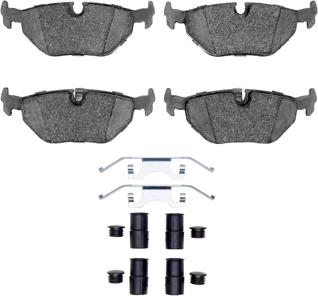 5000 Advanced Brake Pads - Low Metallic and Hardware Kit