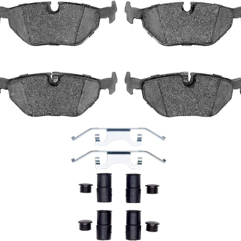 5000 Advanced Brake Pads - Low Metallic and Hardware Kit