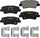 GYD1313 Automotive Premium Ceramic Rear Disc Brake Pads Set Vehicle Replacement Part for Dodge Attitude, Hyundai Accent, Azera, Optima