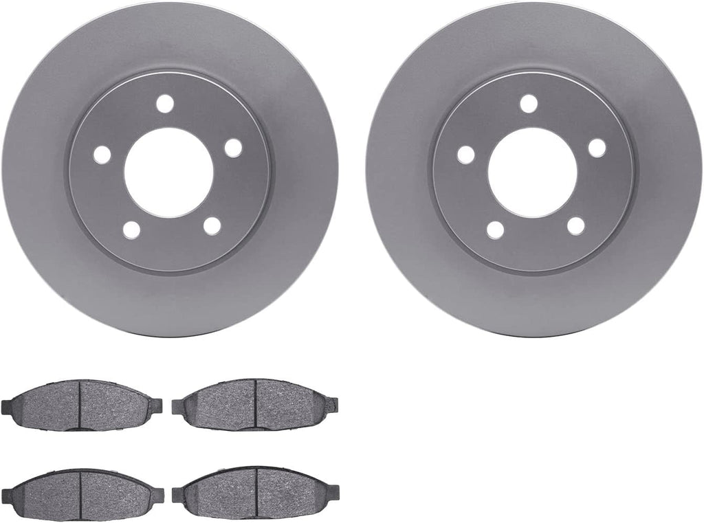 Front Geospec Brake Rotors with 5000 Advanced Brake Pads 4502-39062