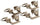 (117.45005) Disc Brake Hardware Kit
