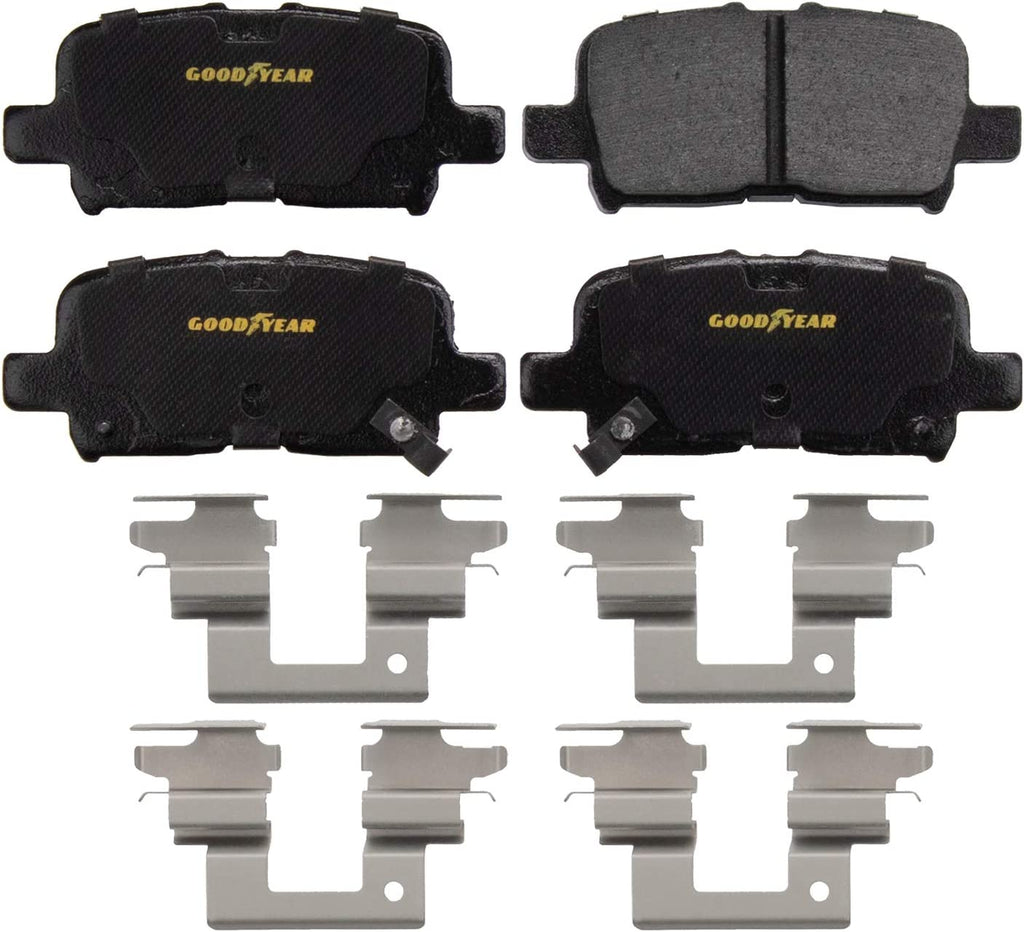 GYD1386 Premium Semi Metallic Automotive Vehicle Rear Brake Pads Replacement Part