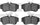 3000 Semi-Metallic Brake Pads 1311-0841-00-Front Set for 2001-2010 Chrysler PT Cruiser, 2003-2005 Dodge Neon