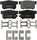 Rear Ceramic Brake Pads for Acuras, Hondas, & Isuzus  GYD536