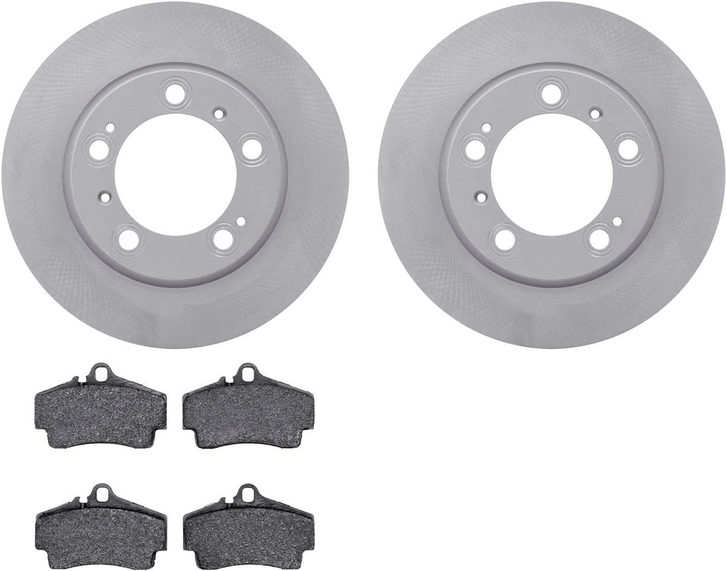 Rear Geospec Brake Rotors with 5000 Euro Ceramic Brake Pads 4602-02009