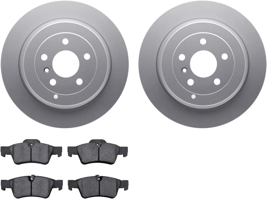 Rear Geospec Brake Rotors with 5000 Euro Ceramic Brake Pads 4602-63069