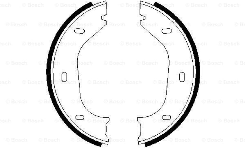 0 986 487 202 Brake Shoe Set