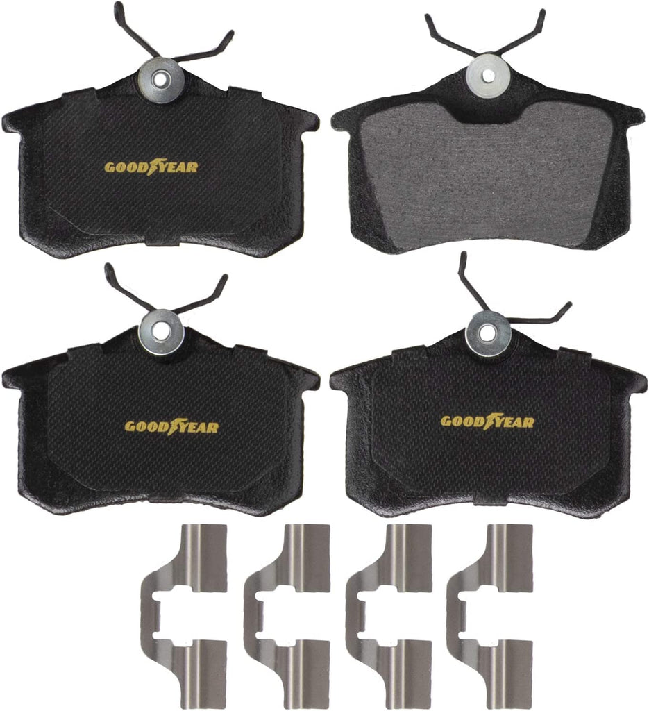 Premium Rear Semi Metallic Brake Pads for Audis & Ford Fiestas Goodyear GYD340