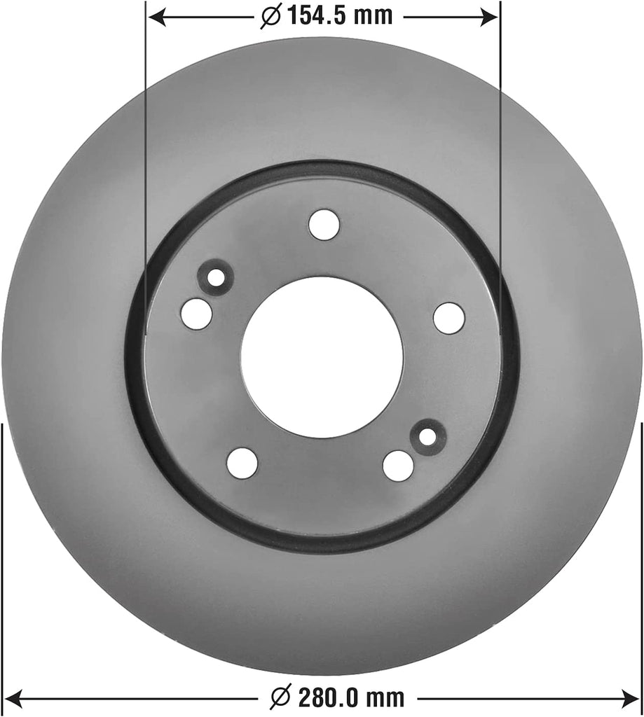 Front Brake Rotors & Ceramic Pads for 2010-2013 Kia Forte Koup 2012-2013 Forte5