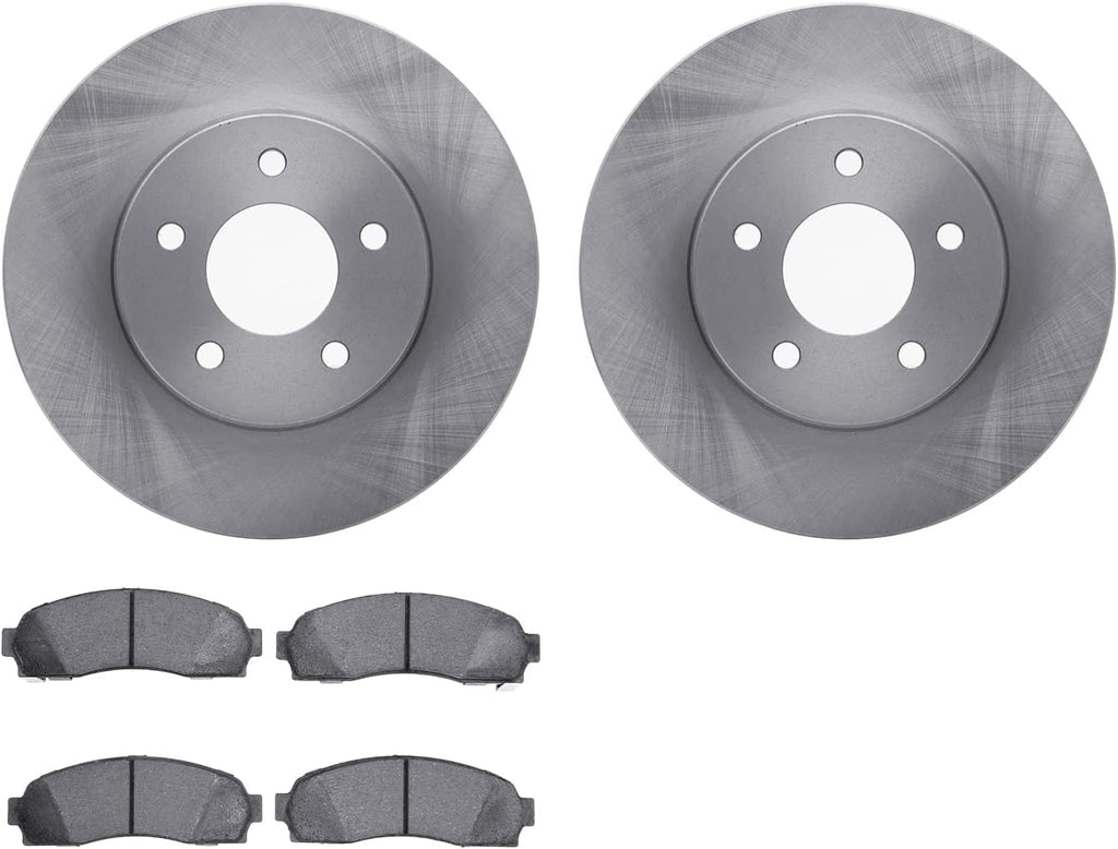 Front Brake Rotors with Heavy Duty Brake Pads 6202-47301