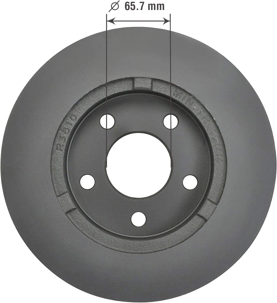 214580GY Truck and SUV Premium Antiox Coated Rear Brake Rotor Automotive Replacement Part for Chevrolet Cobalt, Malibu, Pontiac & More