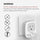 European Travel Plug Adapter 2 Pack,  International Power Outlet Adaptor with 2 USB, Type C Charger from USA to Most of Europe EU Spain Iceland Germany France Italy Israel