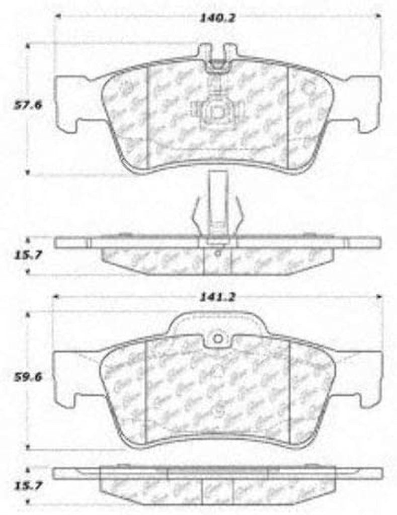 Centric 104.09860 Disc Brake Pad