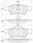 Centric 104.09860 Disc Brake Pad