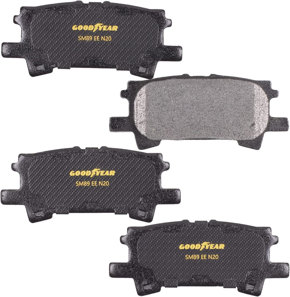 Rear Brake Rotors & Carbon-Ceramic Pads for Lexus RX330 Toyota Highlander & More