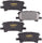 Rear Brake Pads for Lexus RX330 RX350 Rx400H Toyota Highlander Goodyear GYD996