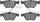 3000 Ceramic Brake Pads 1310-0740-00-Front Set