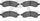 3000 Ceramic Brake Pads 1310-1169-10-Front Set for 2007-2010 Saturn Outlook, 2007-2016 GMC Acadia, 2008-2017 Buick Enclave, 2009-2017 Chevrolet Traverse, 2017 GMC Acadia