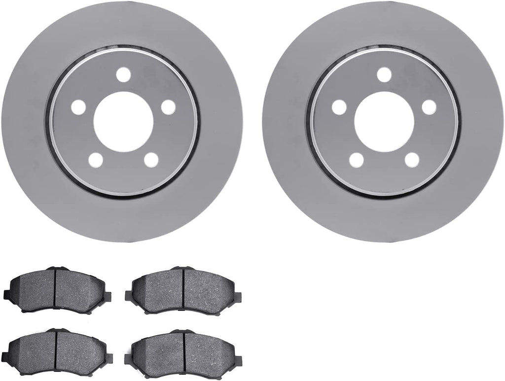 Front Geospec Brake Rotors with Ultimate Duty Performance Brake Pads 4402-42017
