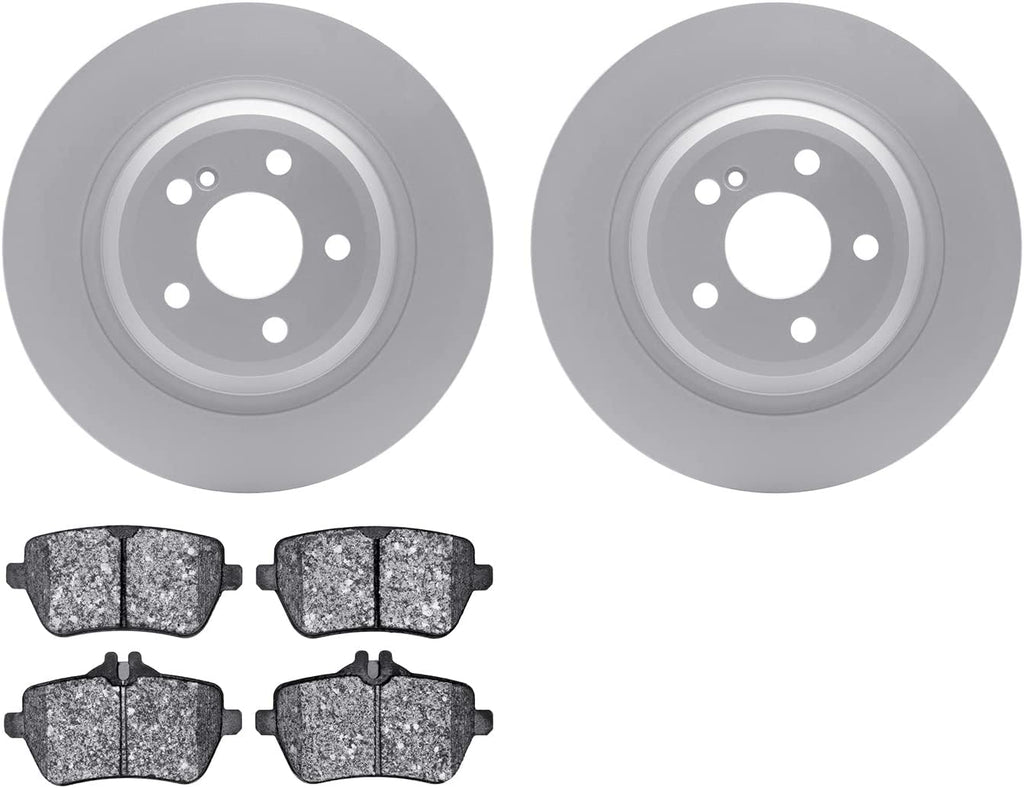 Rear Geospec Brake Rotors with 5000 Advanced Brake Pads 4502-63186