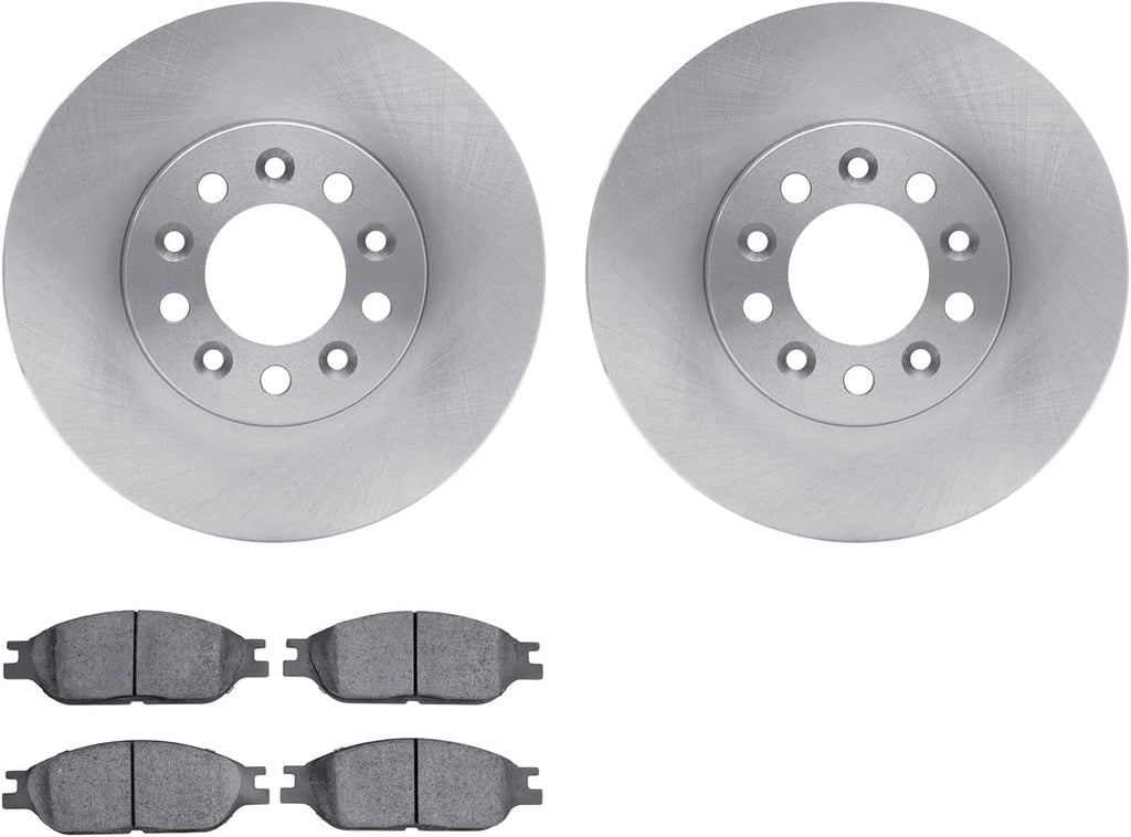Front Brake Rotors with Heavy Duty Brake Pads 6202-99170