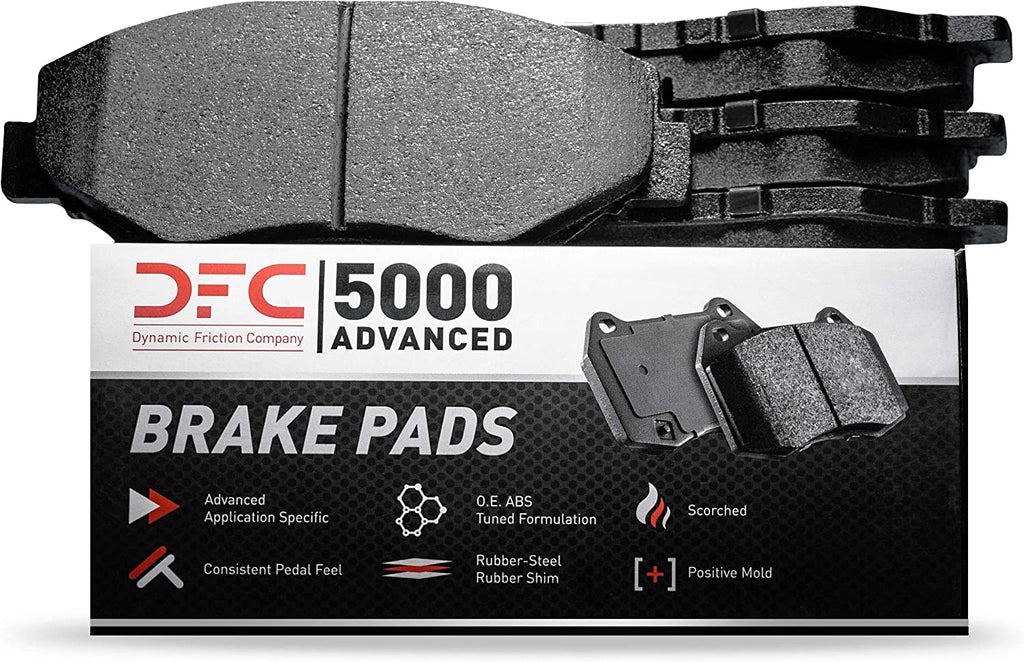 5000 Advanced Brake Pads - Low Metallic 1551-1655-00-Rear Set for 2012-2016 Porsche 911, 2016 Porsche Boxster, 2019-2021 Porsche Cayenne