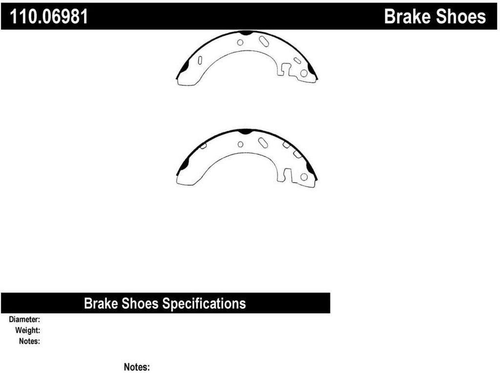 (110.06981) Brake Shoe