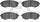 3000 Ceramic Brake Pads 1310-0700-00-Front Set