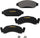 Front Carbon Ceramic Brake Pads for Ford Lincoln Mercury & More Goodyear GYD50