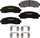 GYD833 Carbon Ceramic Front Disc Brake Pads Set Vehicle Replacement Part for Equinox, Ford Explorer, Explorer Sport Trac & More