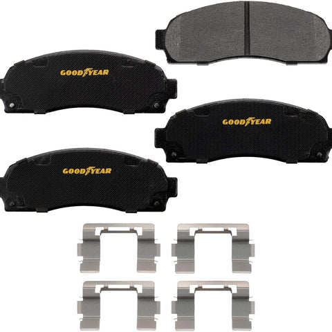 GYD833 Carbon Ceramic Front Disc Brake Pads Set Vehicle Replacement Part for Equinox, Ford Explorer, Explorer Sport Trac & More