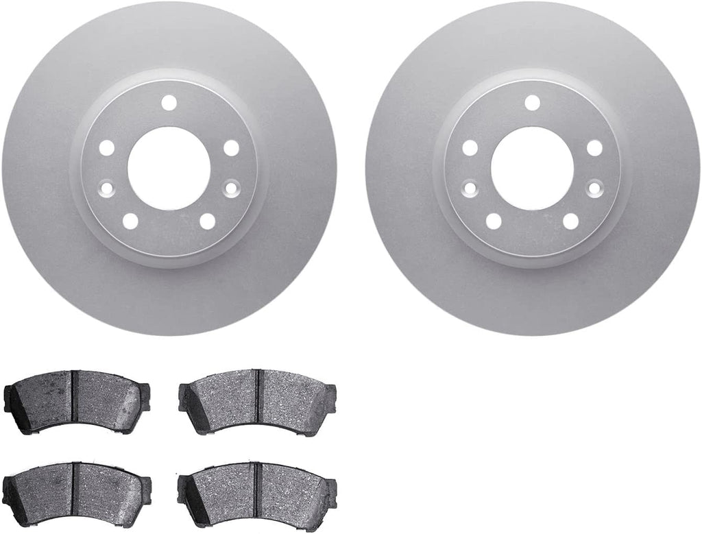 Front Geospec Brake Rotors with 5000 Advanced Brake Pads 4502-99018