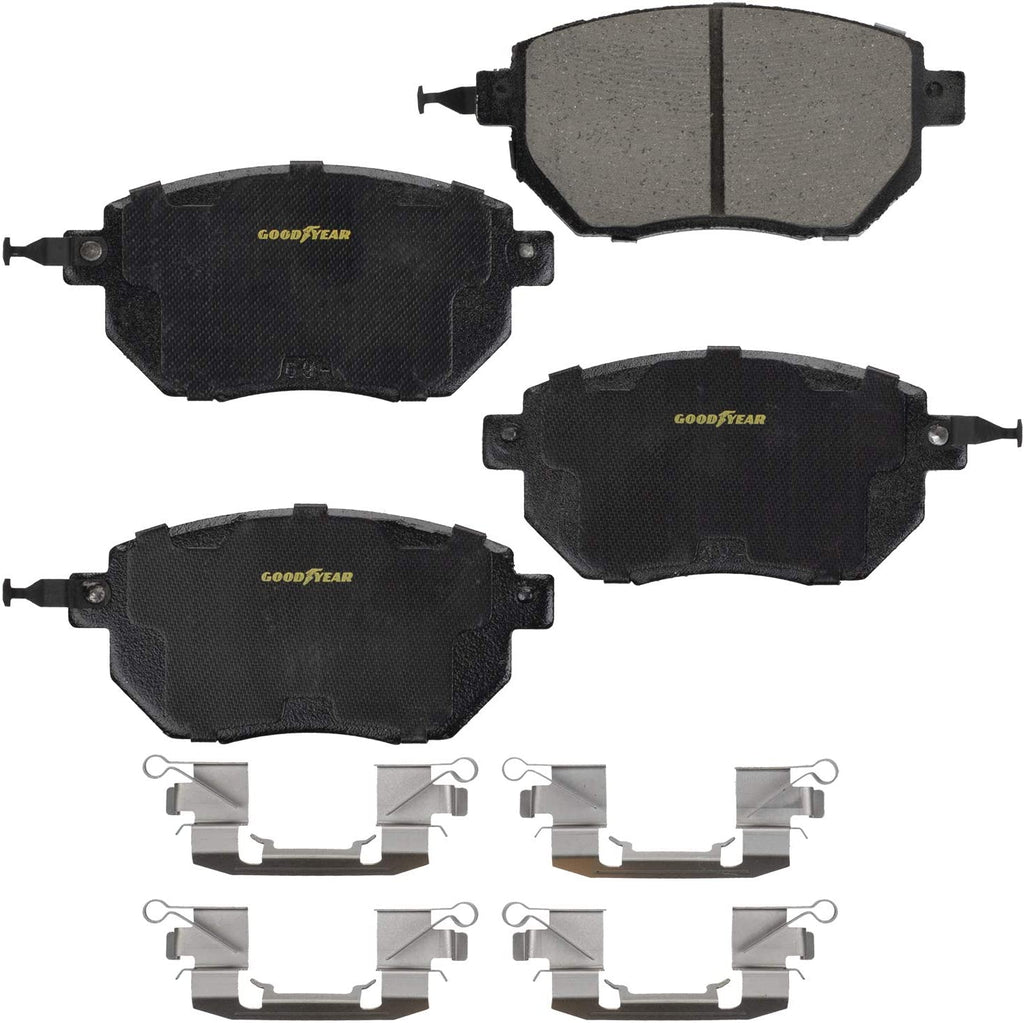 Front Brake Rotors & Ceramic Pads Kit for Nissan Murano Infiniti FX35 & More